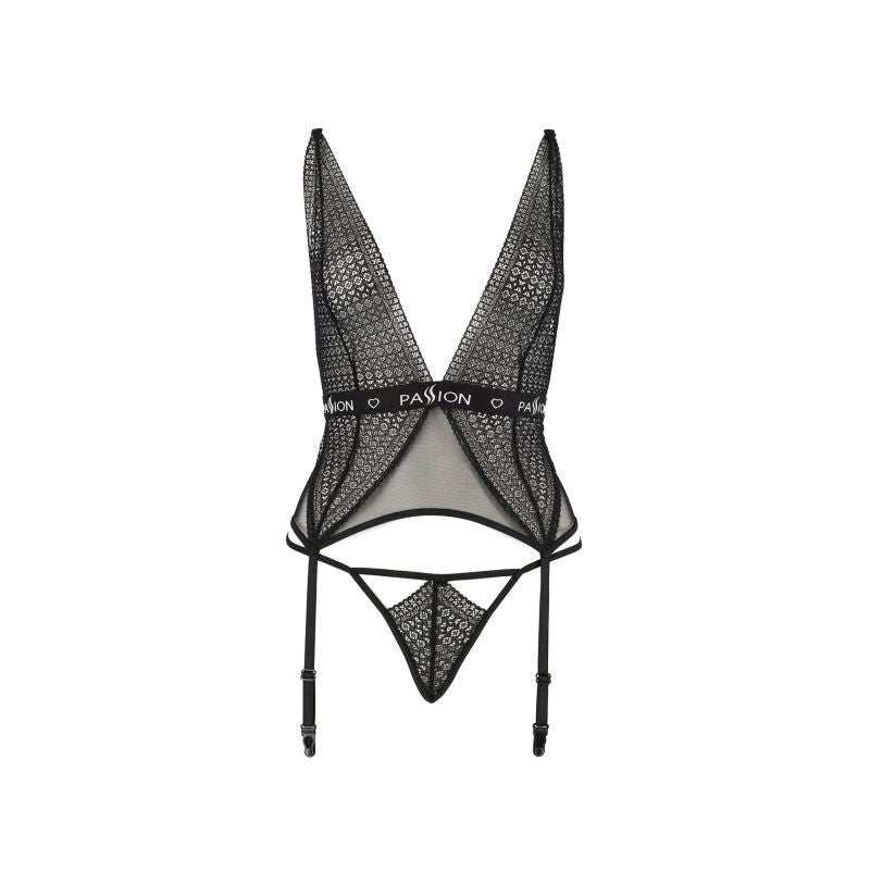 Passion Lingerie Mirajane Sexy Womens Corset - Bustiers and Corsets