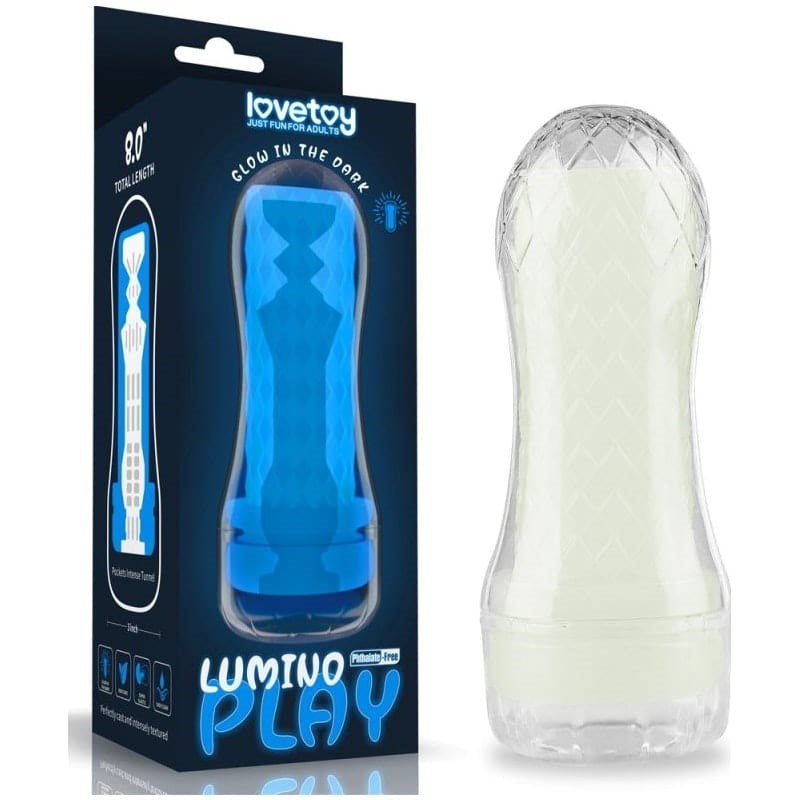 Lovetoy Lumino Play Mens Pocket Masturbator - Masturbators and Strokers