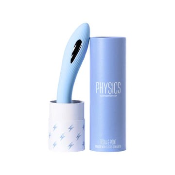 Physics Tesla Electric-Stim G Spot Vibrator Blue - G-Spot Vibrators
