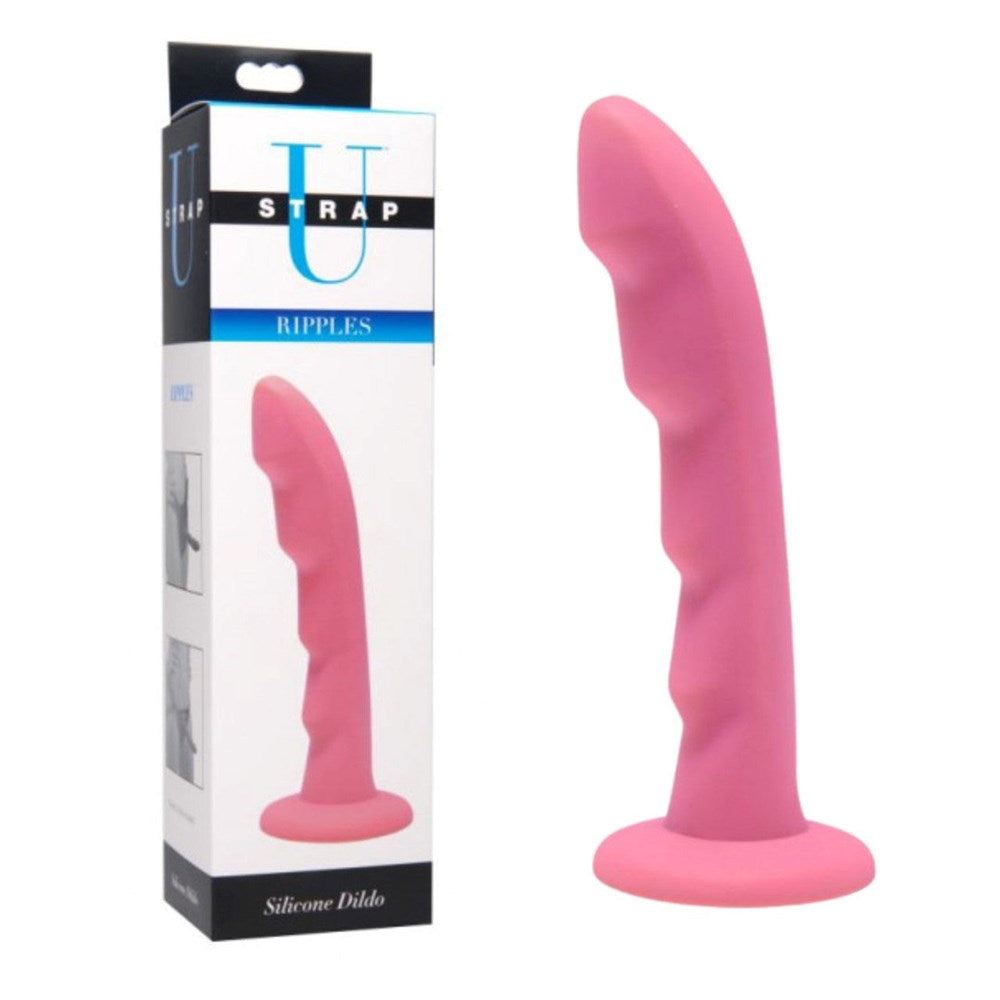 Strap U Ripples Realistic Silicone Dildo - Realistic Dildos