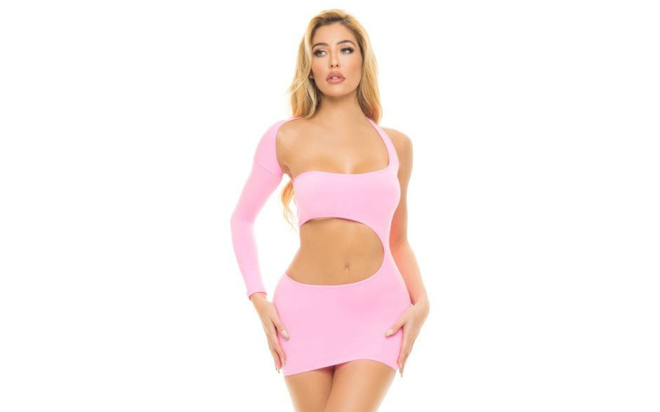 Pink Lipstick Cut My Life Into Pieces Women Dress - Skirts And Club Wear