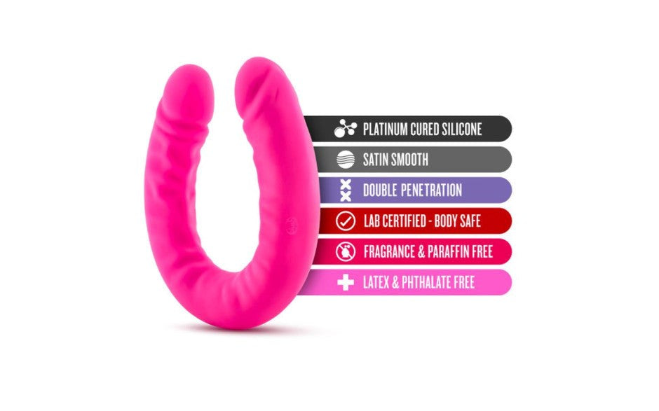 Ruse Silicone Slim 18 Inch Double Ender by Blush Novelties - Double Ender
