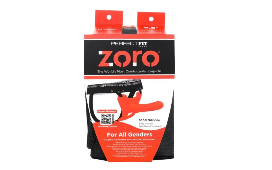 Perfect Fit Zoro Strap On Sex Toy 5.5 Inch Orange - Strap On Sextoys