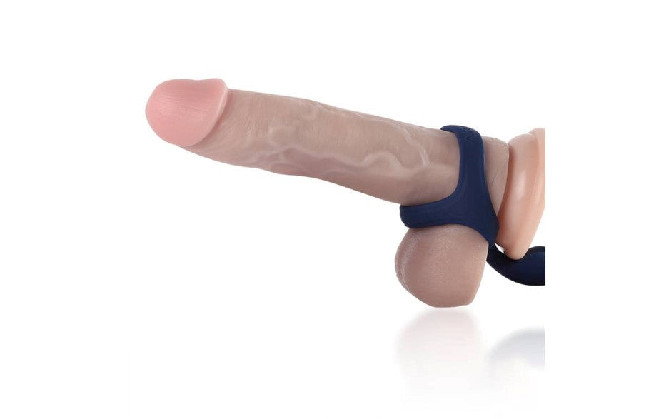 Arosum Ring n Rear Dual Thrusting Anal Probe With Cock Ring & Remote - Butt Plugs