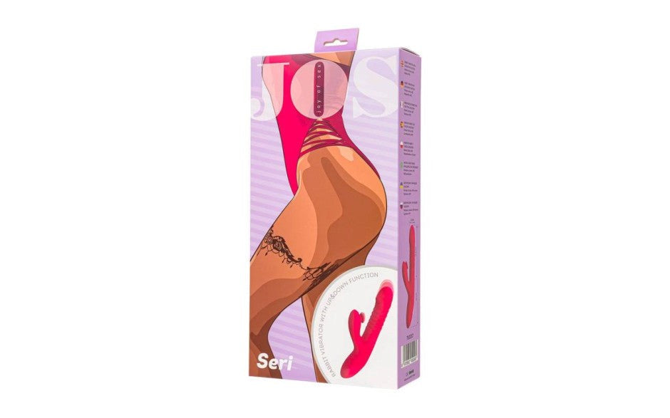 JOS Seri Thrusting Rabbit Vibrator With Clitoral Stimulator - Rabbit Vibrators