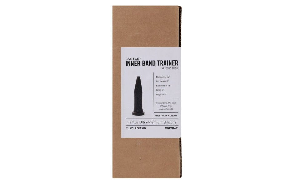 Tantus Inner Band Trainer Anal Dildo Onyx - Anal Dildos
