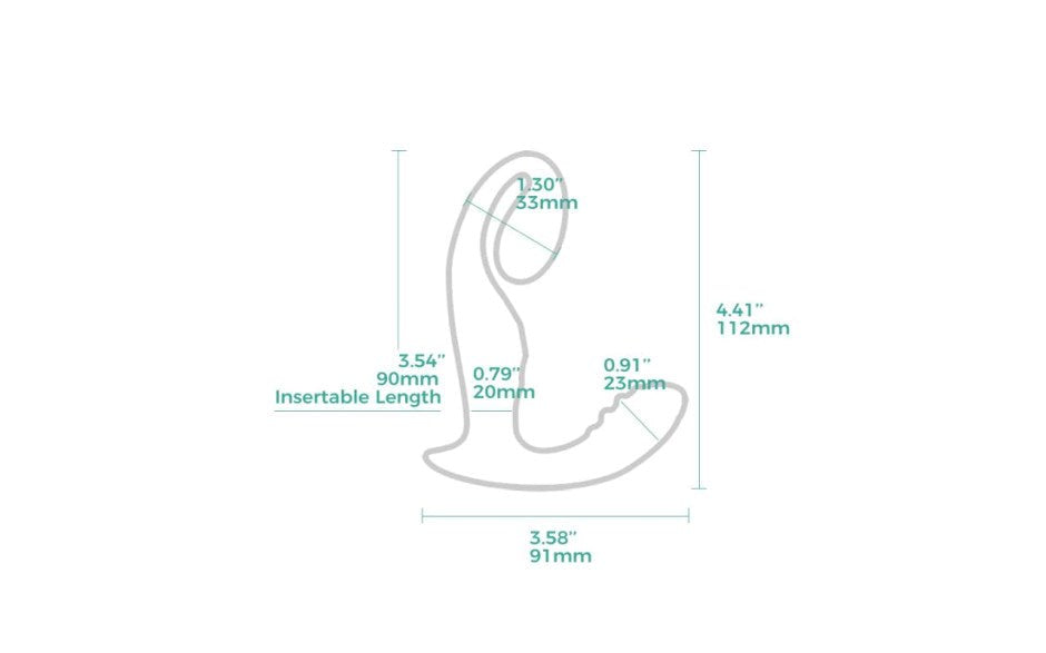 Arosum LushVibe Wearable Sprout Shaped Unisex G Spot Vibrator - G-Spot Vibrators