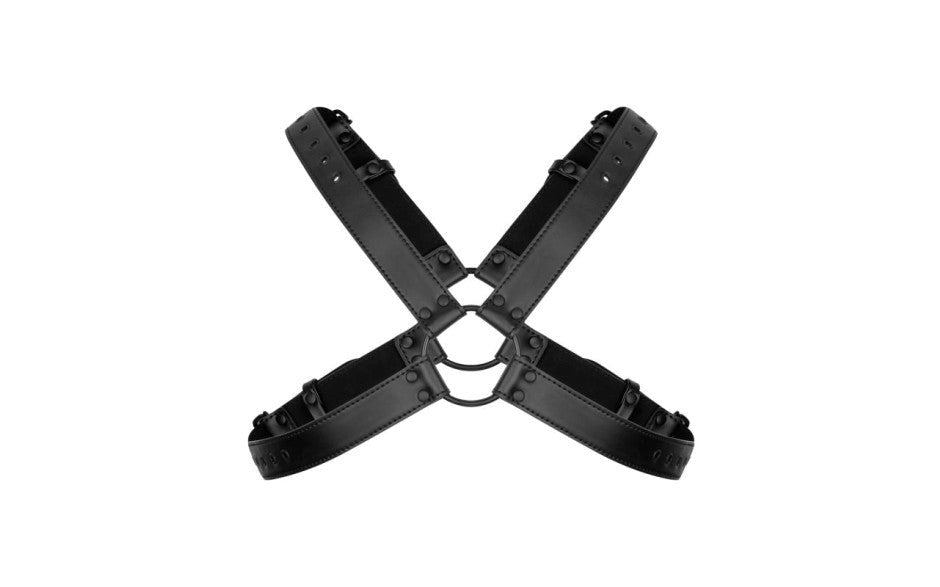 Bedroom Fantasies Lionel Bondage Harness Black - Cuffs And Restraints