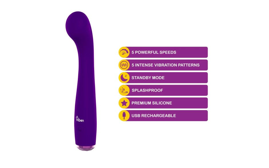 Viben Devotion 10 Functions Rechargeable G-Spot Vibrator - G-Spot Vibrators