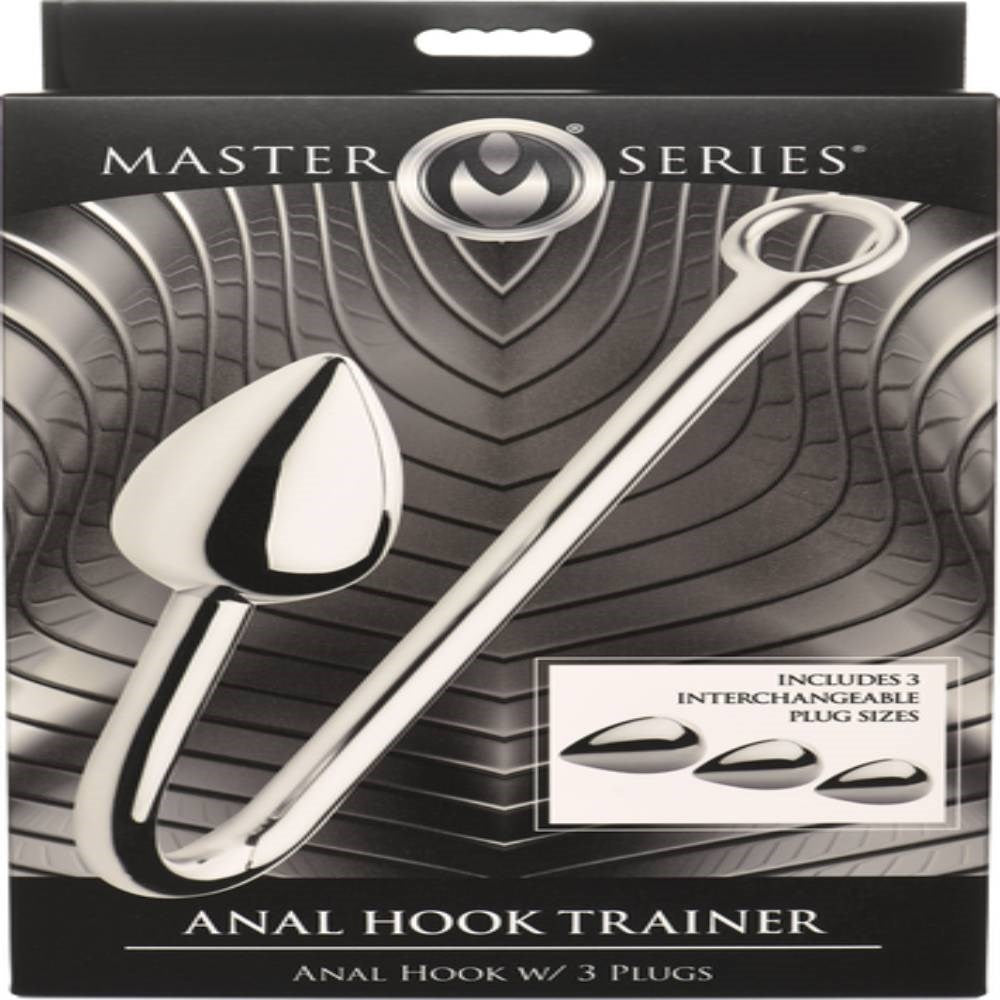 Master Series Anal Hook Trainer Anal Hook With 3 Plugs - Butt Plugs