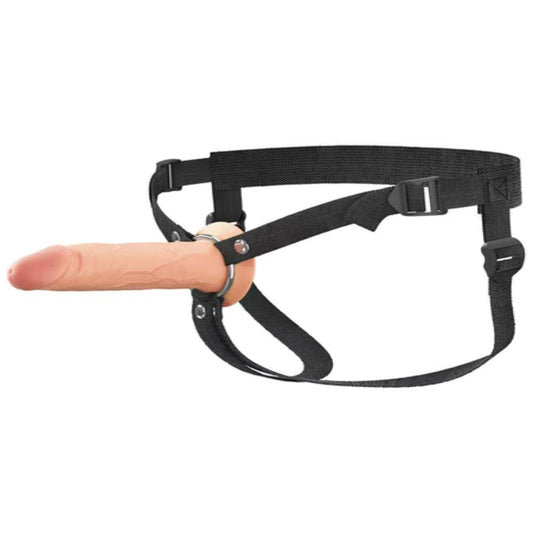 Fantasy X-tensions Elite 6 Inch Dual Density Silicone Hollow Strap-on