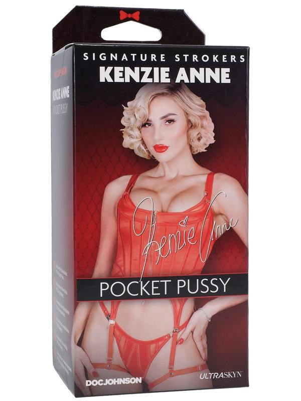 Doc Johnson Kenzie Anne ULTRASKYN Pocket Pussy Stroker - Masturbators and Strokers