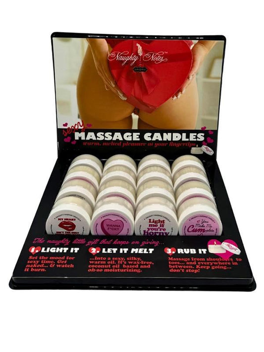 Kama Sutra Valentines Massage Candle Prepack Tray