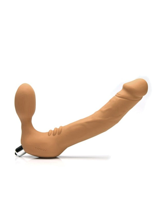 Tantus Real Vibrating Strapless Strap On Dildo