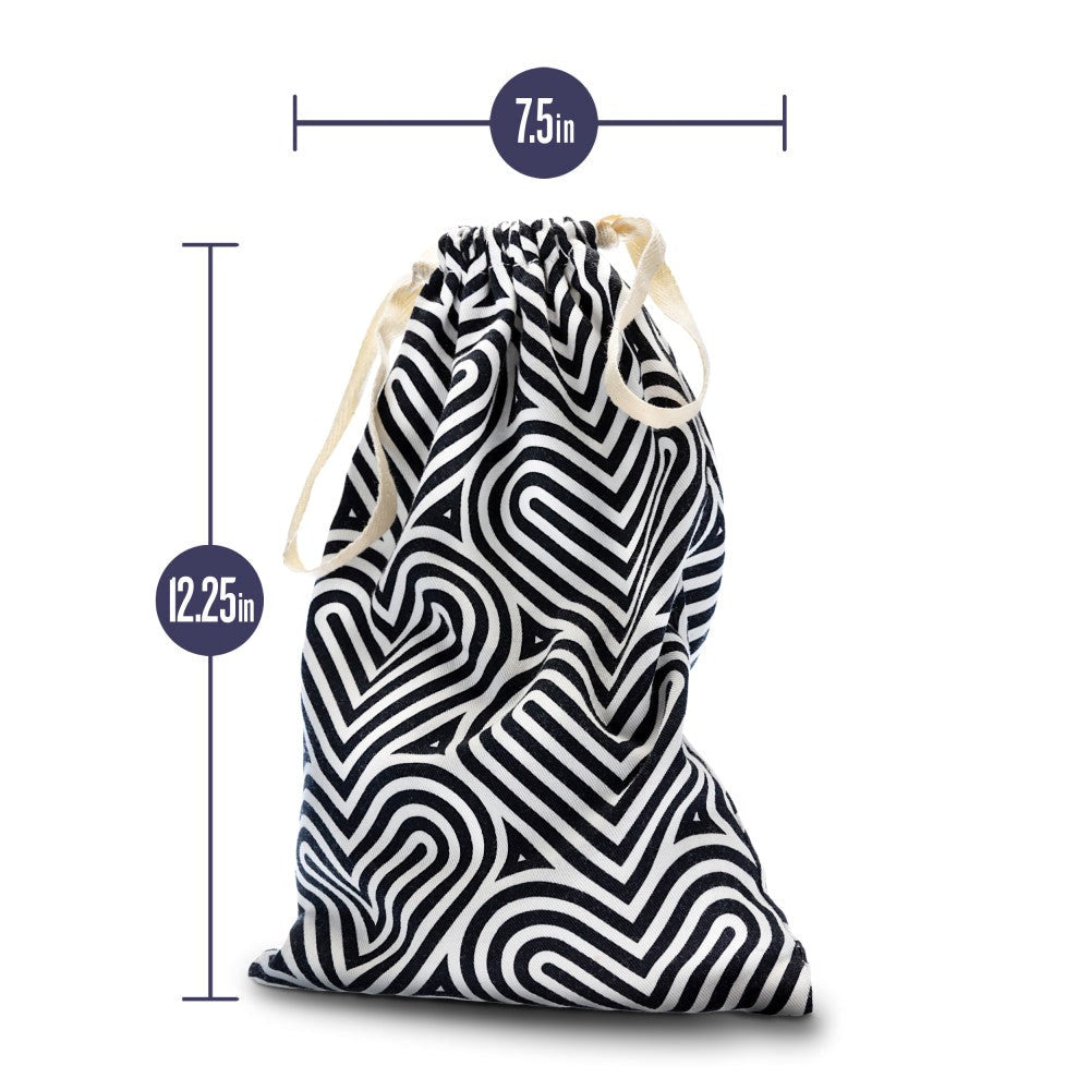 Blush Novelties The Collection Embrace Cotton Toy Storage Bag - Vibrator Accessories