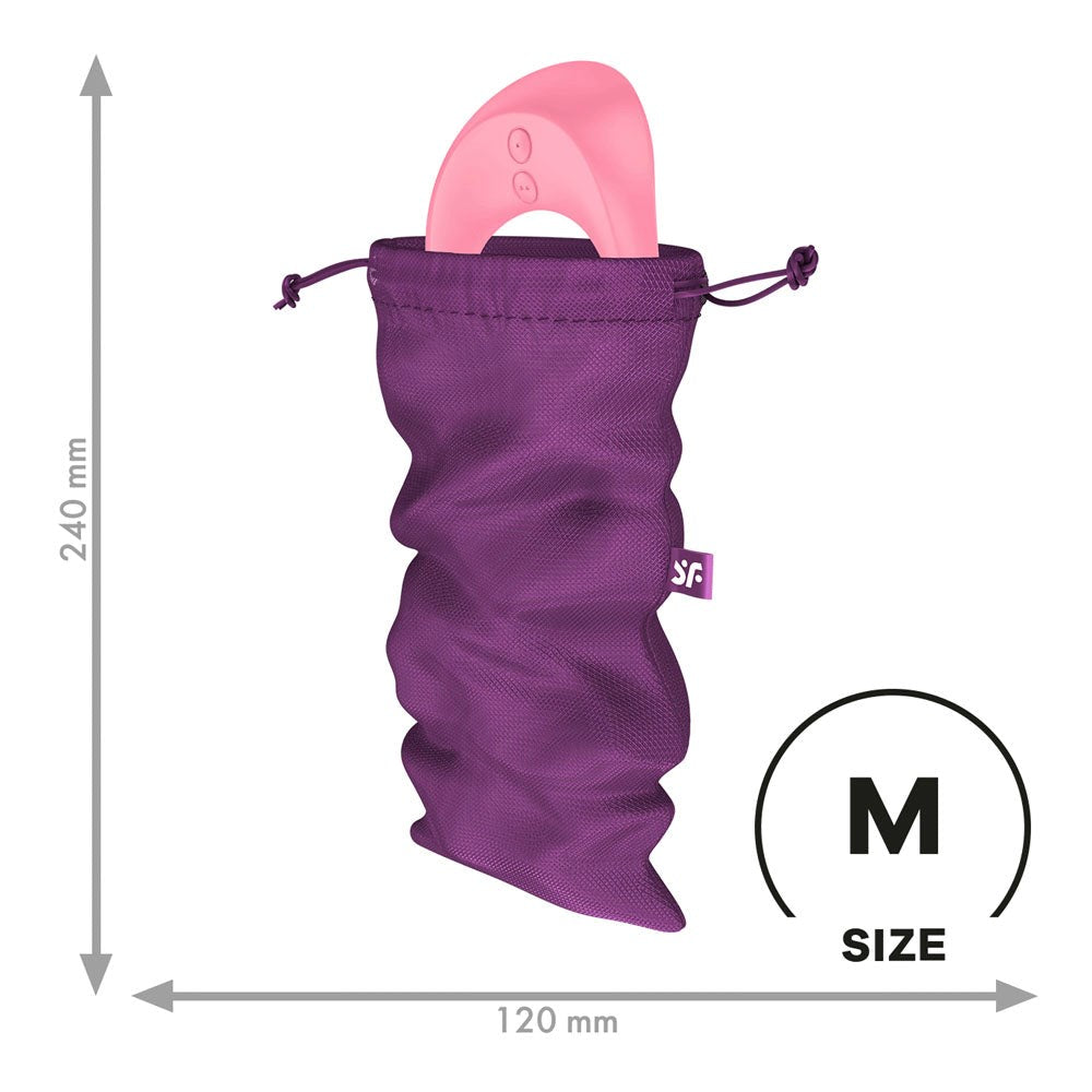 Satisfyer Treasure Sex Toy Storage Bag Violet - Vibrator Accessories