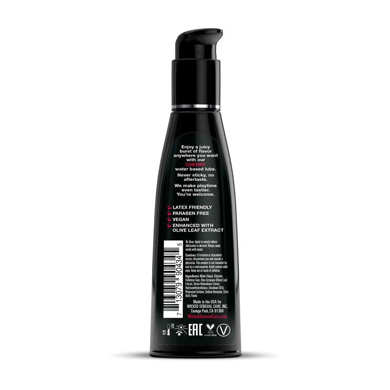 Wicked Aqua Flavoured Water Based Adult Lubricant 120 ml - Water Based Lubes