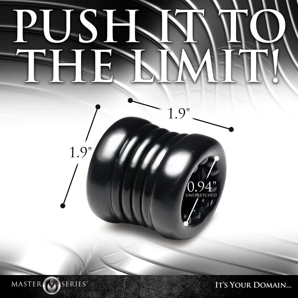 XR Brands Master Series Ball Stack Male Ball Stretcher - Ball Stretchers and Crushers