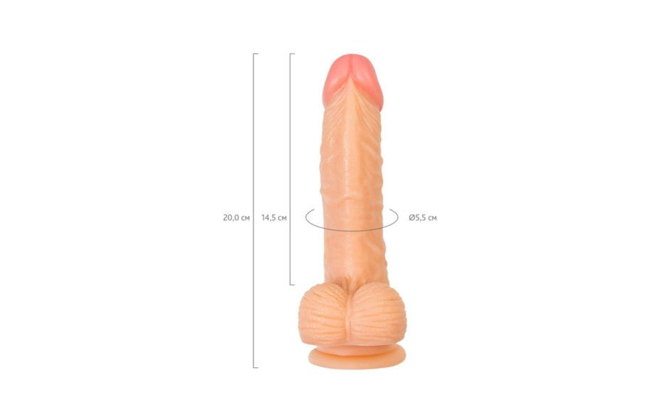 Real Stick Nude Realistic Dildo With Balls Cree - Realistic Dildos