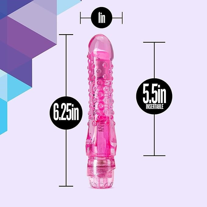 Blush Novelties Naturally Yours Bump N Grind Vibrating Dildo - Vibrating Dildos