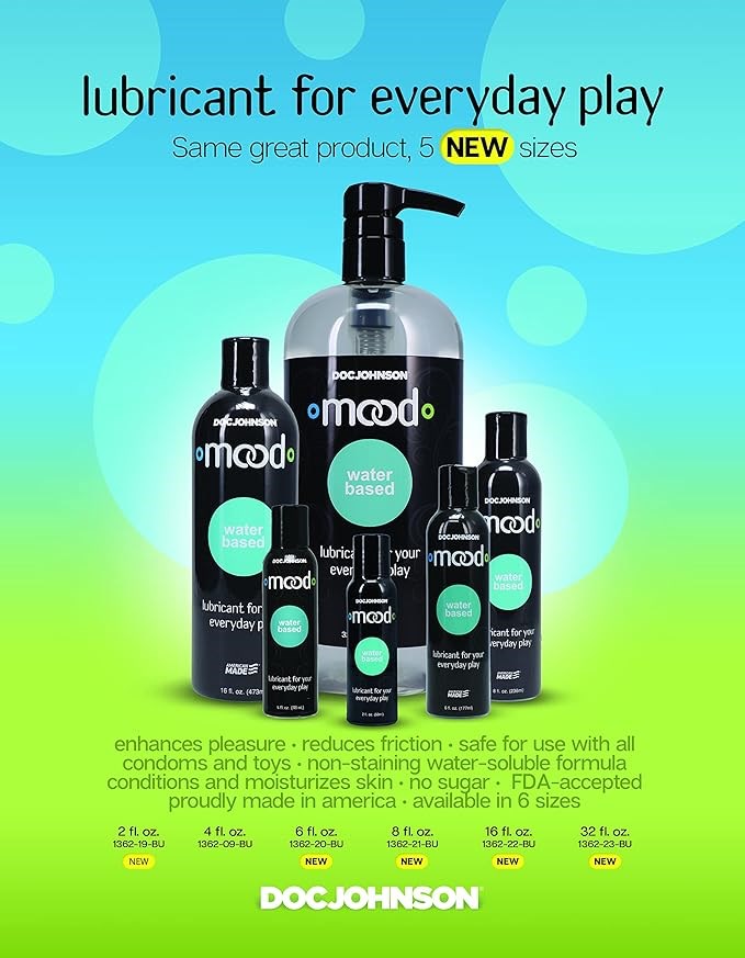 Mood Lube Water-Based Lubricant by Doc Johnson - Water Based Lubes