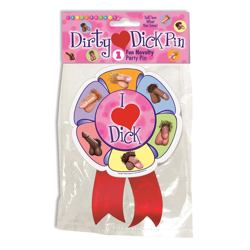 Little Genie Dirty Dick I Love Dicks Novelty Party Pin - Party Gifts and Novelties