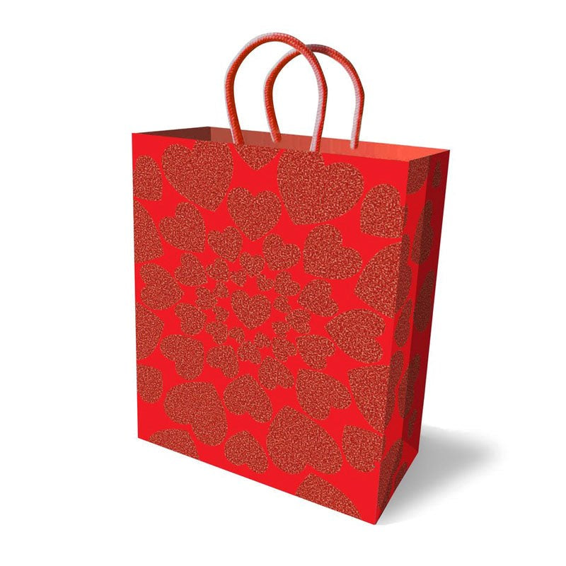 Little Genie Glitter Hearts Novelty Party Gift Bag - Party Gifts and Novelties