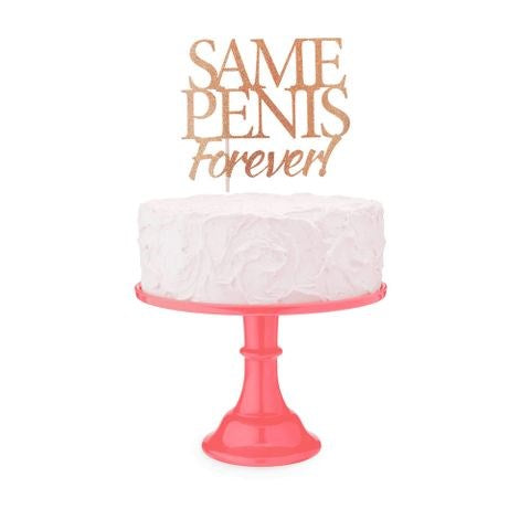 Little Genie Glitterati Hens Party Same Penis Forever Cake Topper - Party Gifts and Novelties
