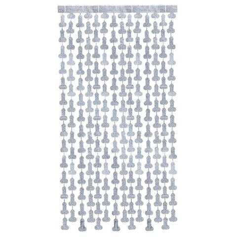 Little Genie Glitterati Penis Party Disco Metallic Curtain - Party Gifts and Novelties
