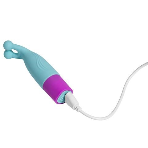 Maia MACI 10 Function Rechargeable Bullet Vibrator Light Blue - Bullet Vibrators