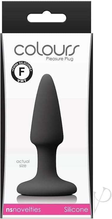 NS Novelties Colours Pleasures Mini Butt Plug Black - Butt Plugs