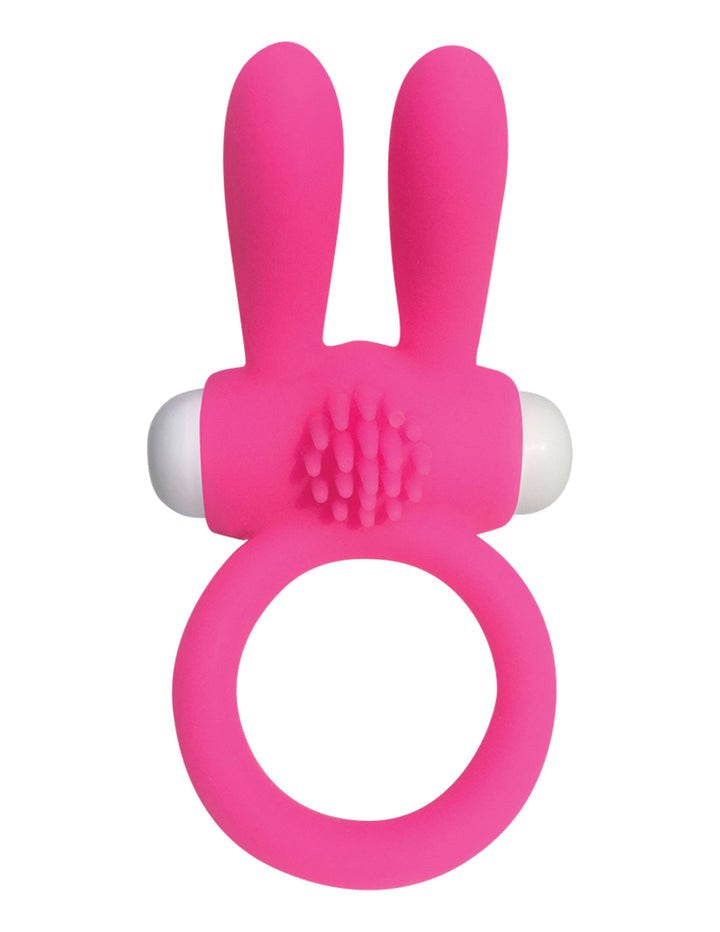 Pipedream Neon Rabbit Vibrating Cock Ring Pink - Vibrating Cock Rings