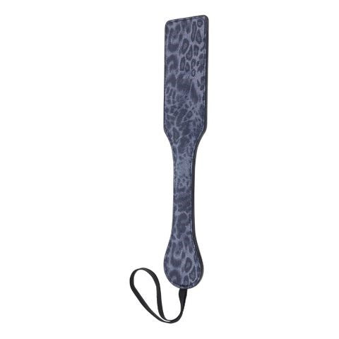 Sportsheets Sex & Mischief Cougar Studded Paddle With Gold Studs Navy Blue - Paddles And Slappers