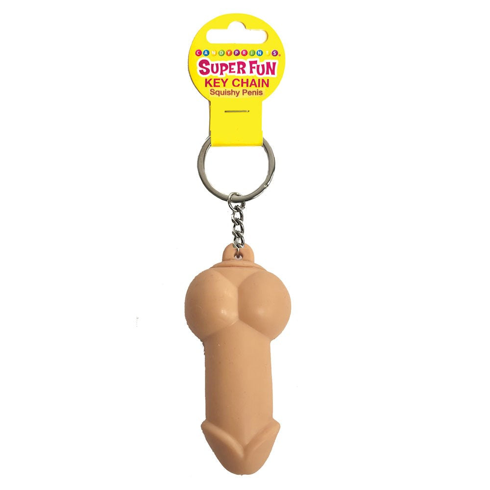 Little Genie Super Fun Squishy Penis Novelty Key Chain - Party Gifts and Novelties