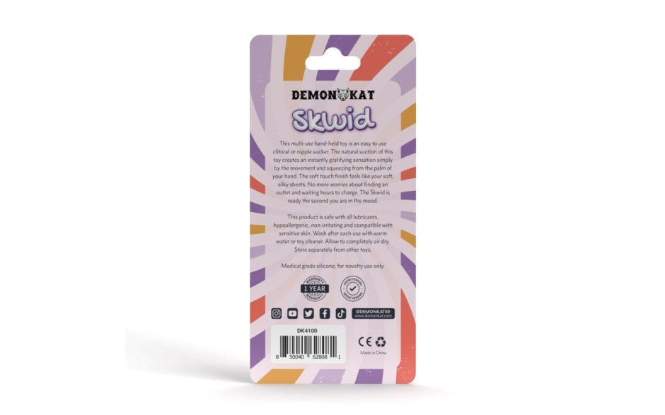 Demon Kat Skwid Nipple Sucker & Clitoral Stroker - Pussy And Clit Toys