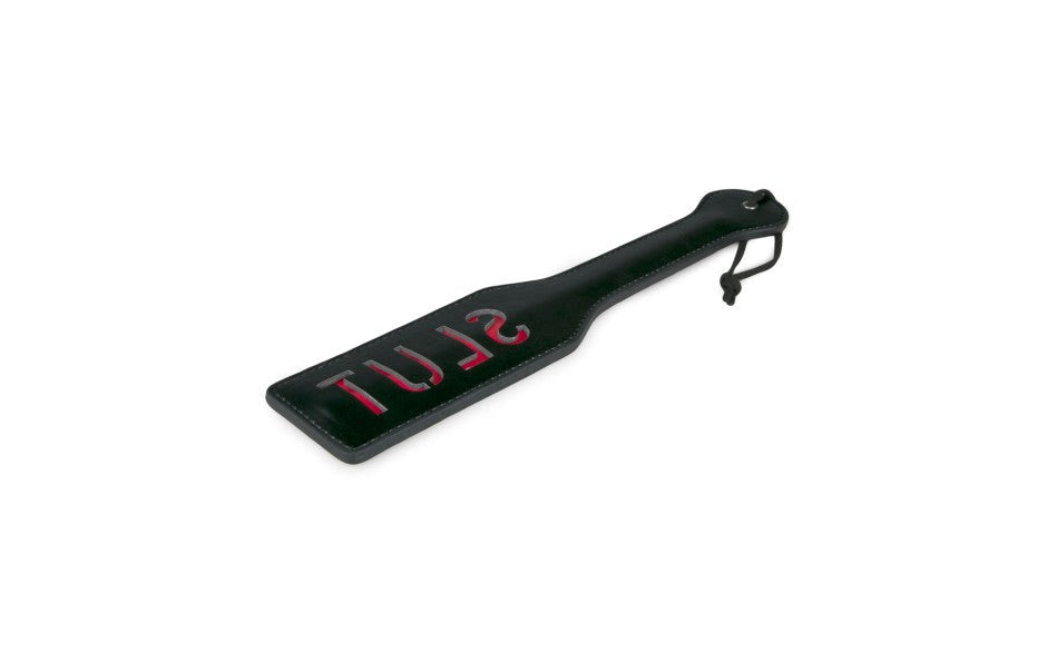 Fetish Collection Fetish Play Slut Paddle Black - Paddles And Slappers