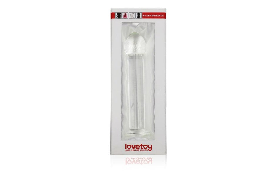 Glass Romance 1 Glass Dildo 7 Inch Clear - Glass Sex Toys