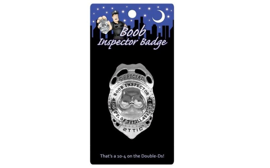 Kheper Novelty Boob Inspector Badge - Party Gifts and Novelties