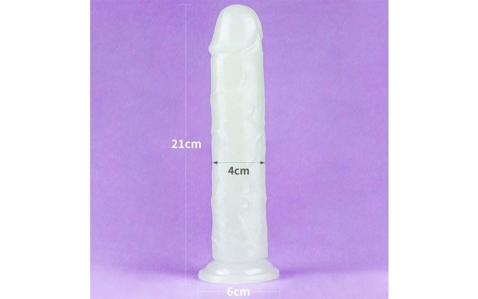 Lovetoy Lumino Play Suction Cup Realistic Dildo 8 Inch - Realistic Dildos