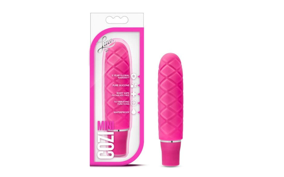 Luxe Cozi Mini Multi Function Bullet Vibrator Pink - Bullet Vibrators