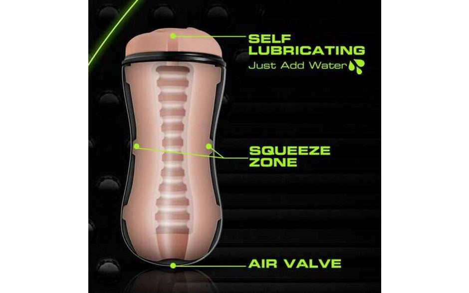 M for Men Soft & Wet Mens Stroker Cup Pussy - Masturbators and Strokers