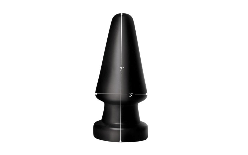 Master Series Ass Max Anal Plug Large Black - Butt Plugs