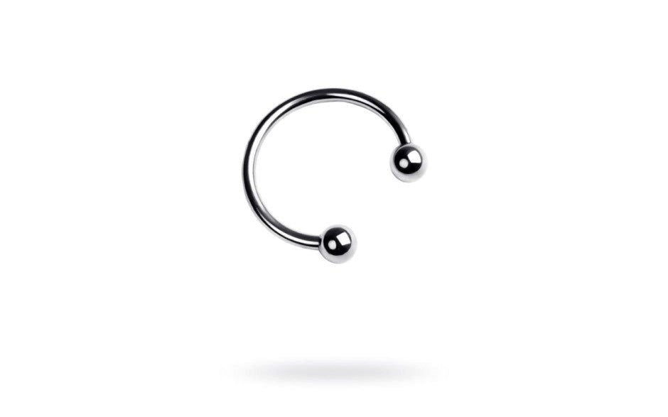 Metal Silver Metal Penis Erection Ring 3cm - Cock Rings