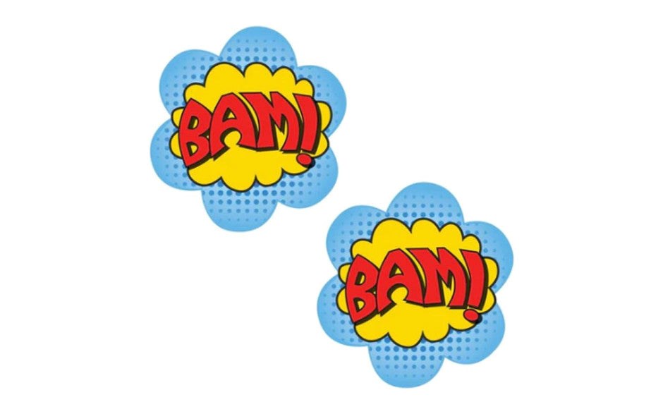 Neva Nude BAM Nipztix Nipple Pasties 2 Piece - Fancy Dress Ups