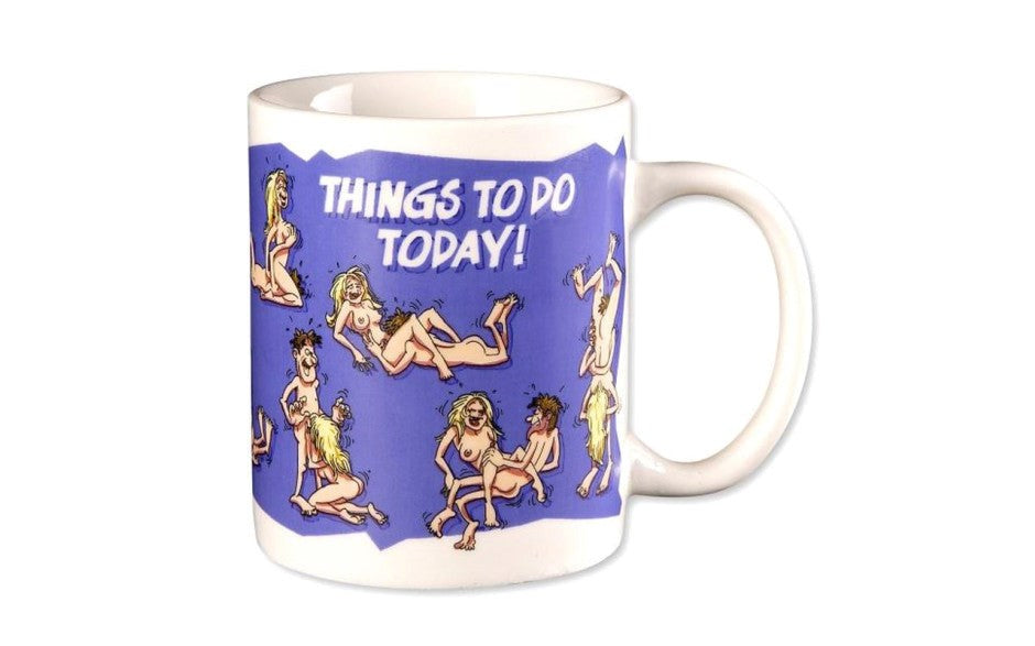 Novelty Things To Do Today Hilarious Coffee Mug - Party Gifts and Novelties