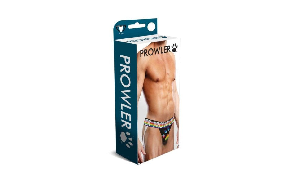 Prowler Oversized Mens Paw Jock Black - Jocks and G-Strings