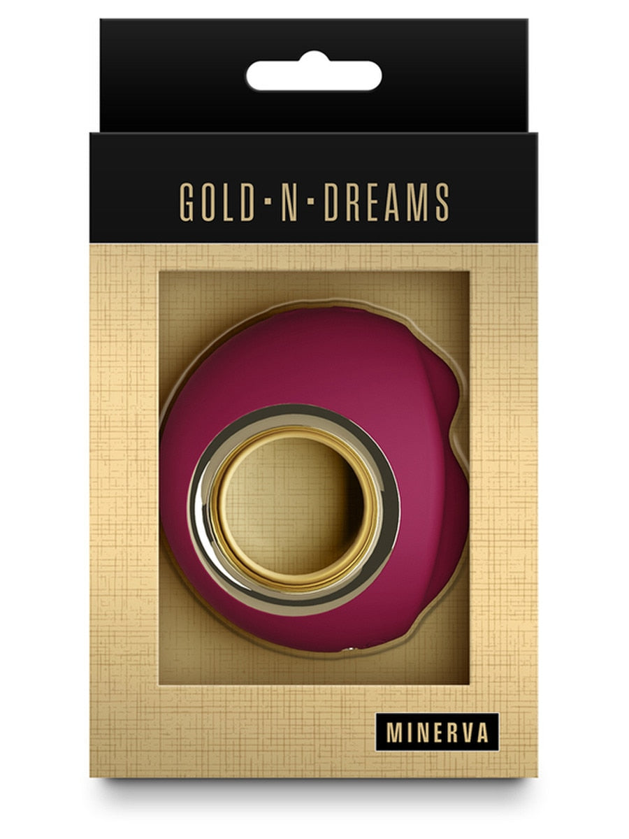 NS Novelties Gold-n-Dreams Minerva Clitoral Vibrator - Clit Ticklers and Pulsators