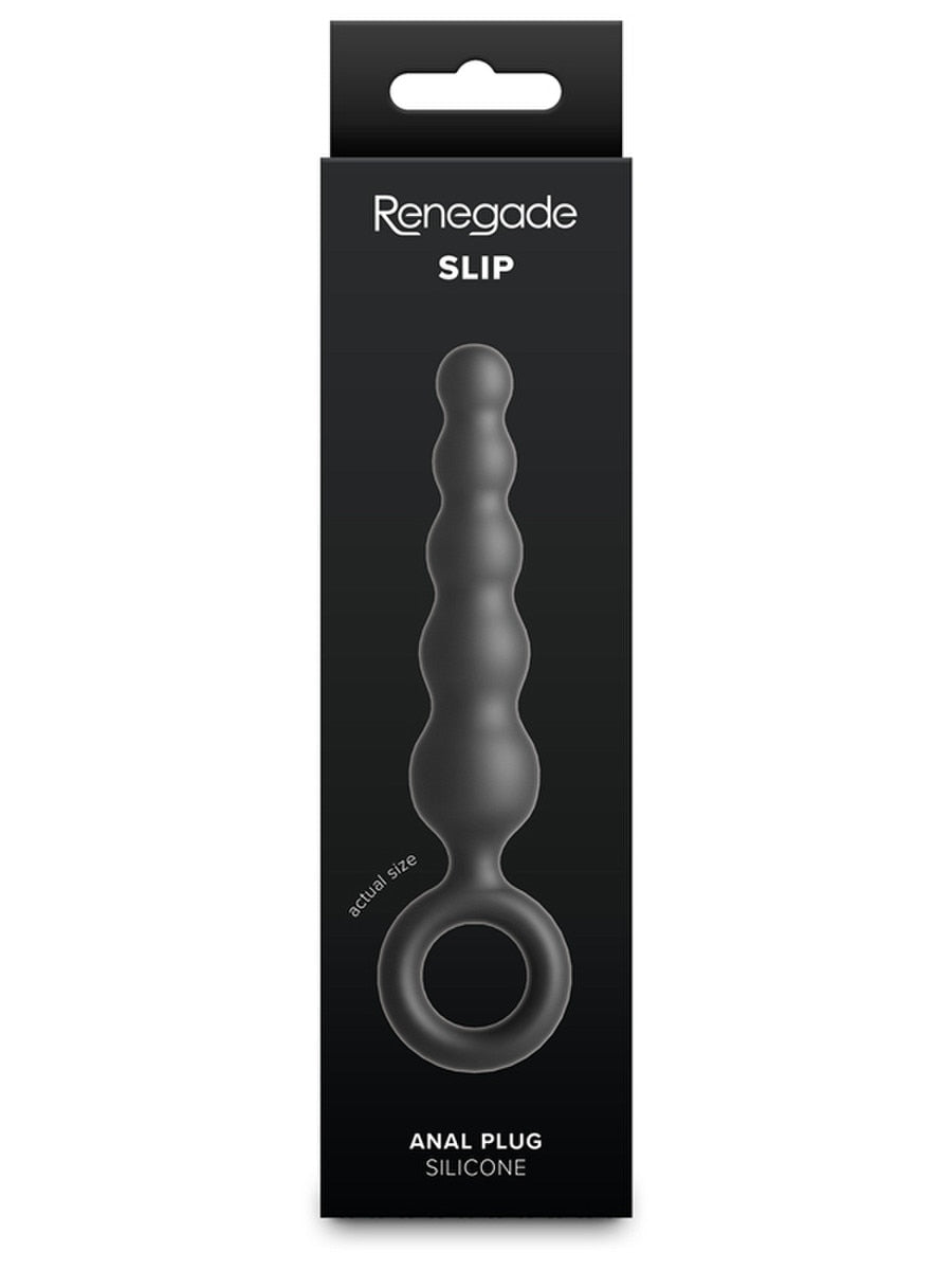 NS Novelties Renegade Slip Butt Plugs With Finger Ring - Butt Plugs
