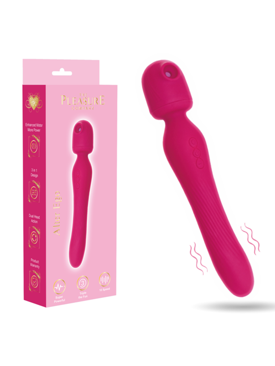 Full Circle Alter Ego Vibrating Silicone Body Wand - Body Wands