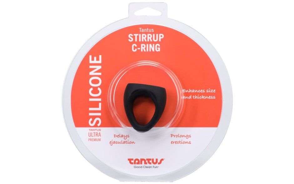 Tantus Stirrup Stretchy Mens Silicone Cock Ring - Stretchy Cock Rings